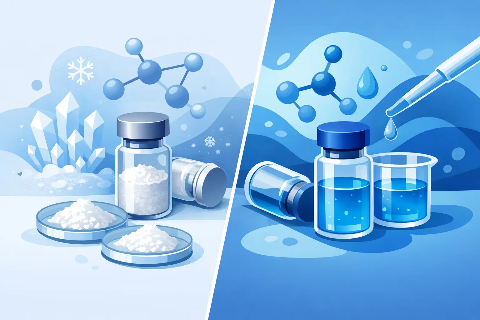 Lyophilized Peptides vs Solutions